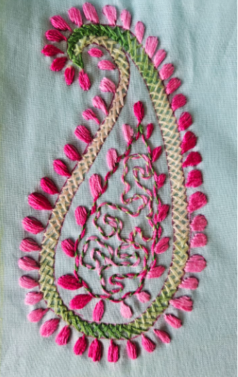 BED COVER KING SIZE ( SKY BLUE)