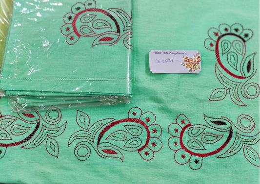 BED COVER ( LIGHT GREEN)