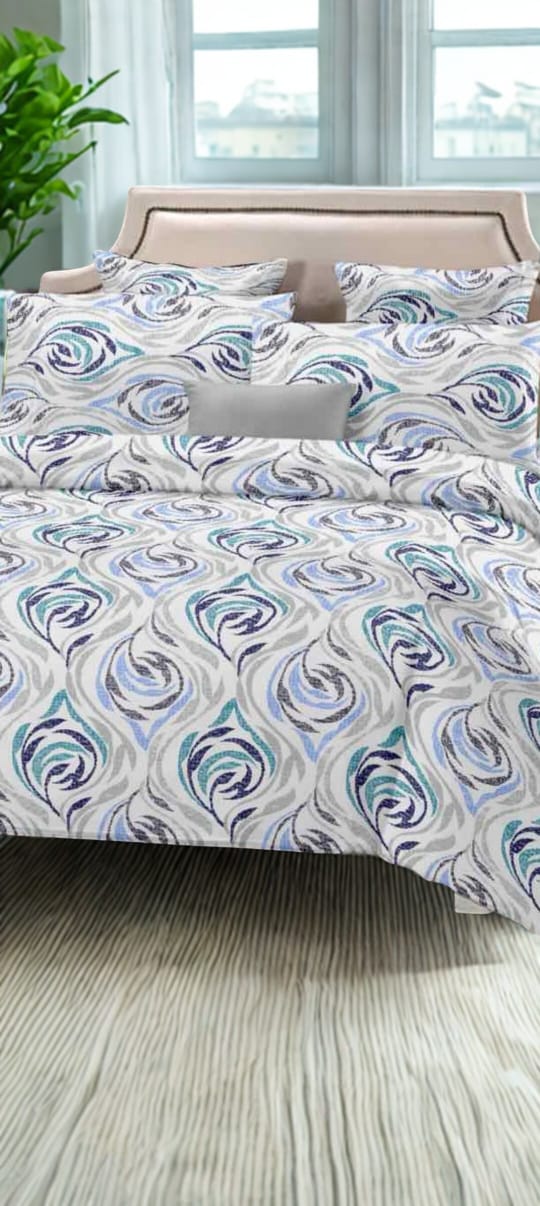 PRINTED BEDSHEET WHITE