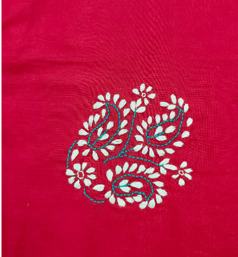 PILLOW CASES RED FLORAL
