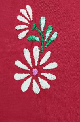 PILLOW CASES RED FLORAL