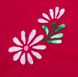PILLOW CASES RED FLORAL