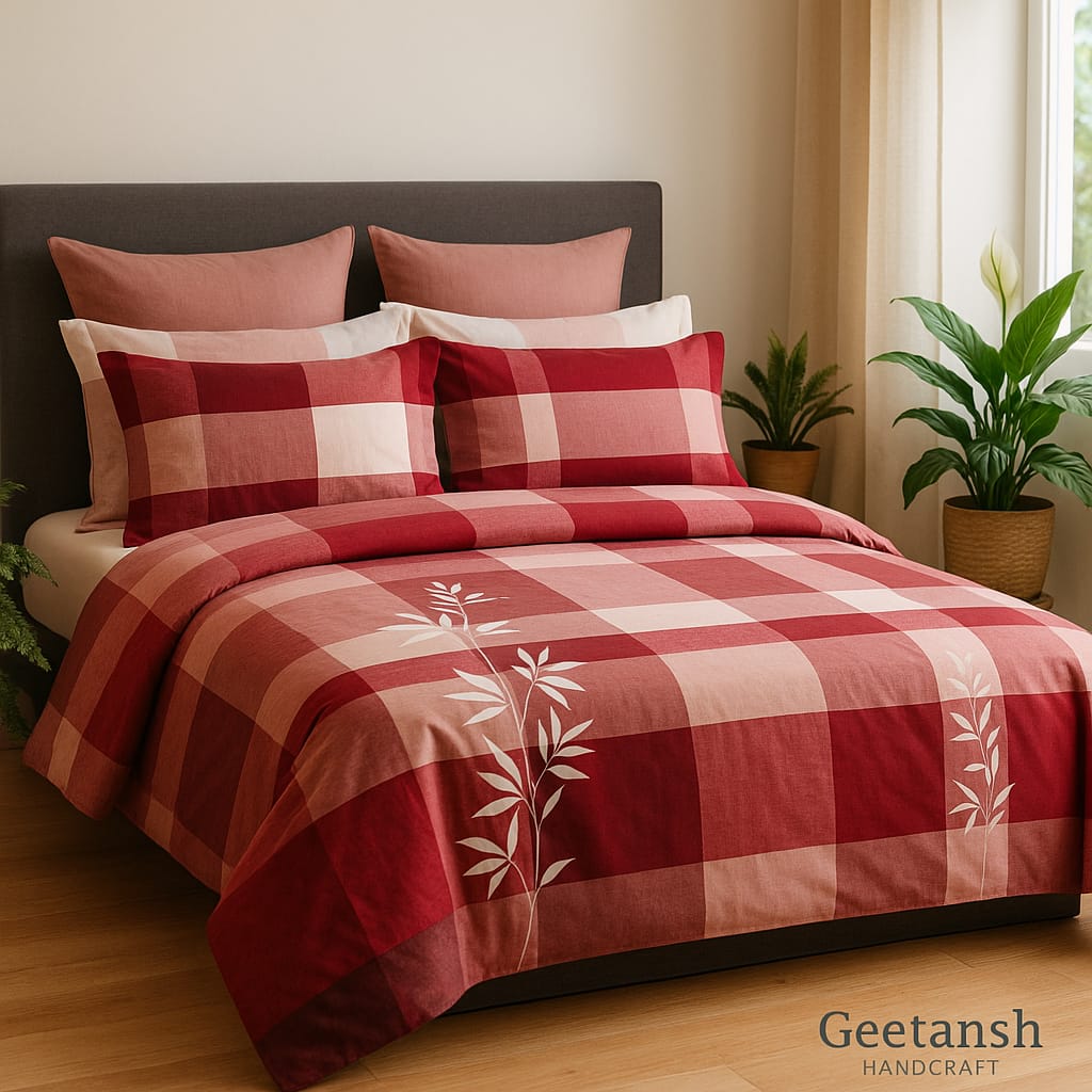 PRINTED BEDSHEET RED