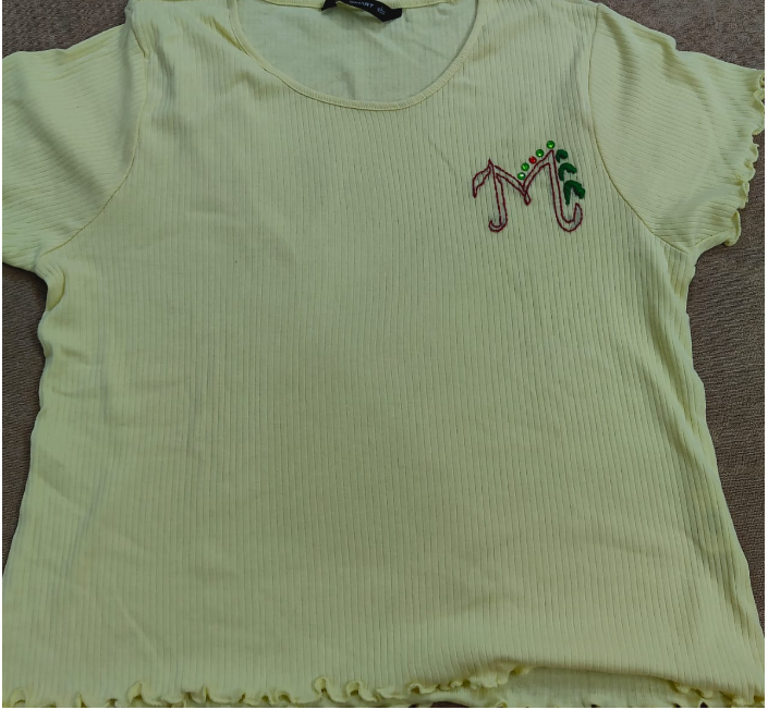 SHORT SLEEVED T- SHIRT (YELLOW M)