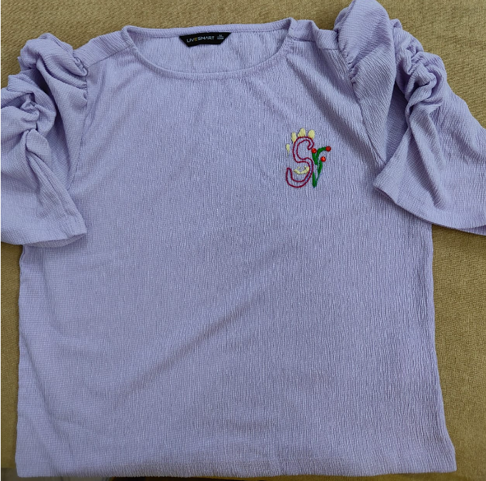 SHORT SLEEVED T- SHIRT(VIOLET S)
