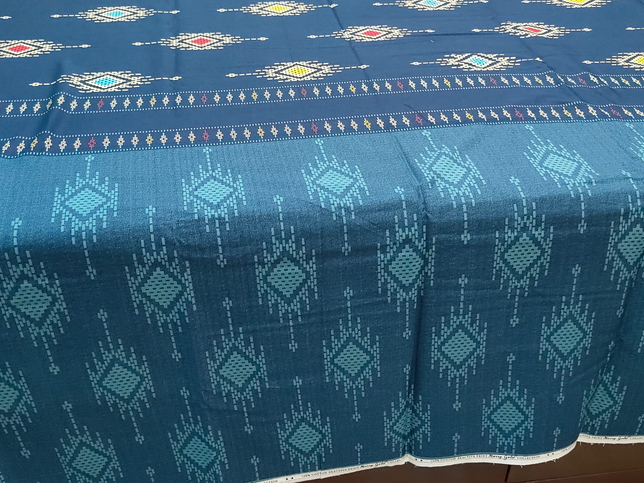 PRINTED BEDSHEET BLUE