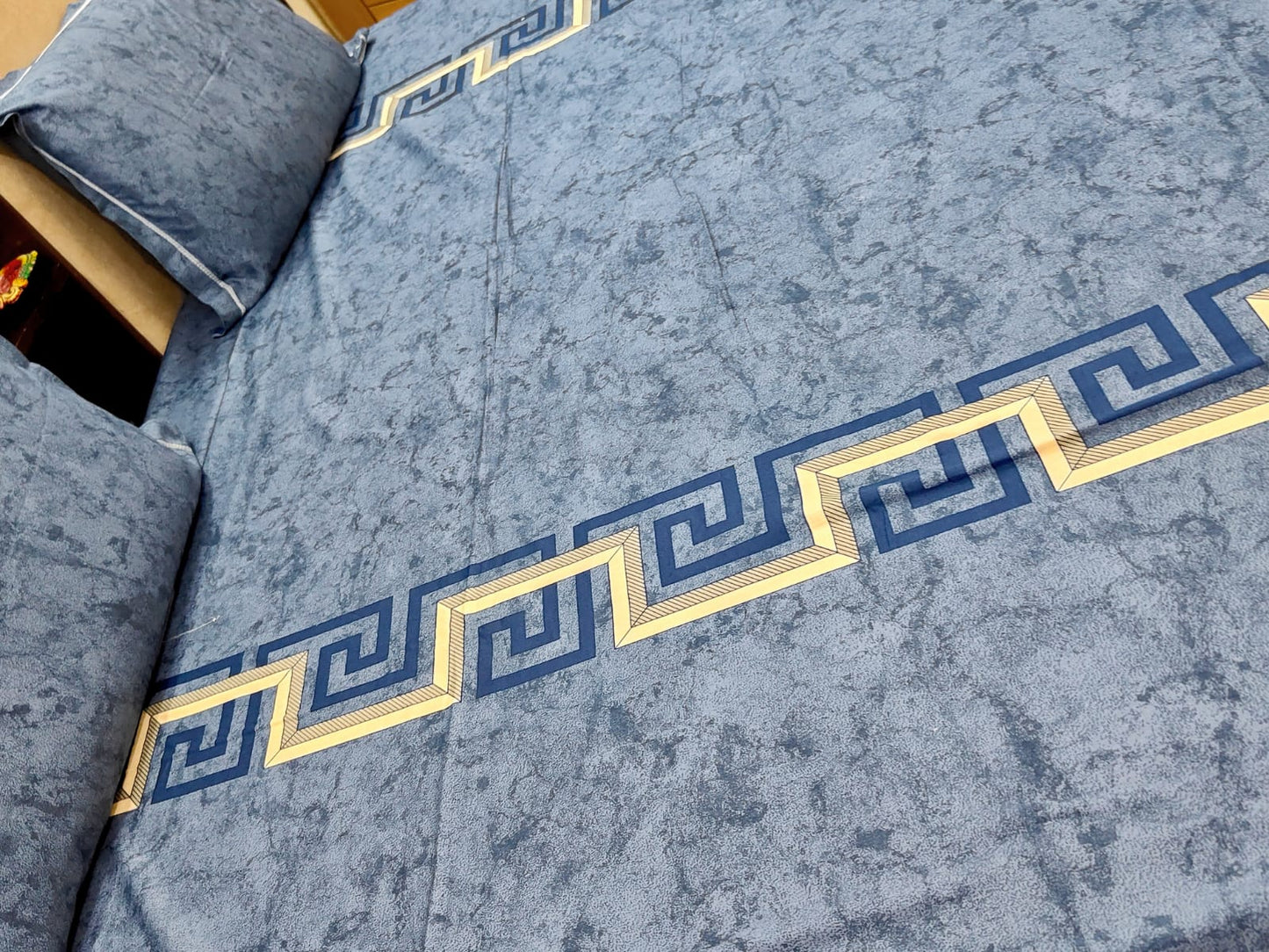 PRINTED BEDSHEET BLUE