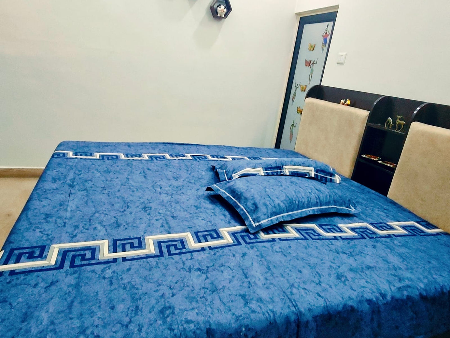 PRINTED BEDSHEET BLUE