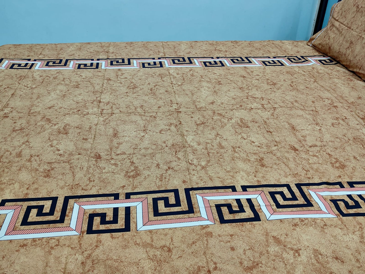PRINTED BEDSHEET MUSTARD