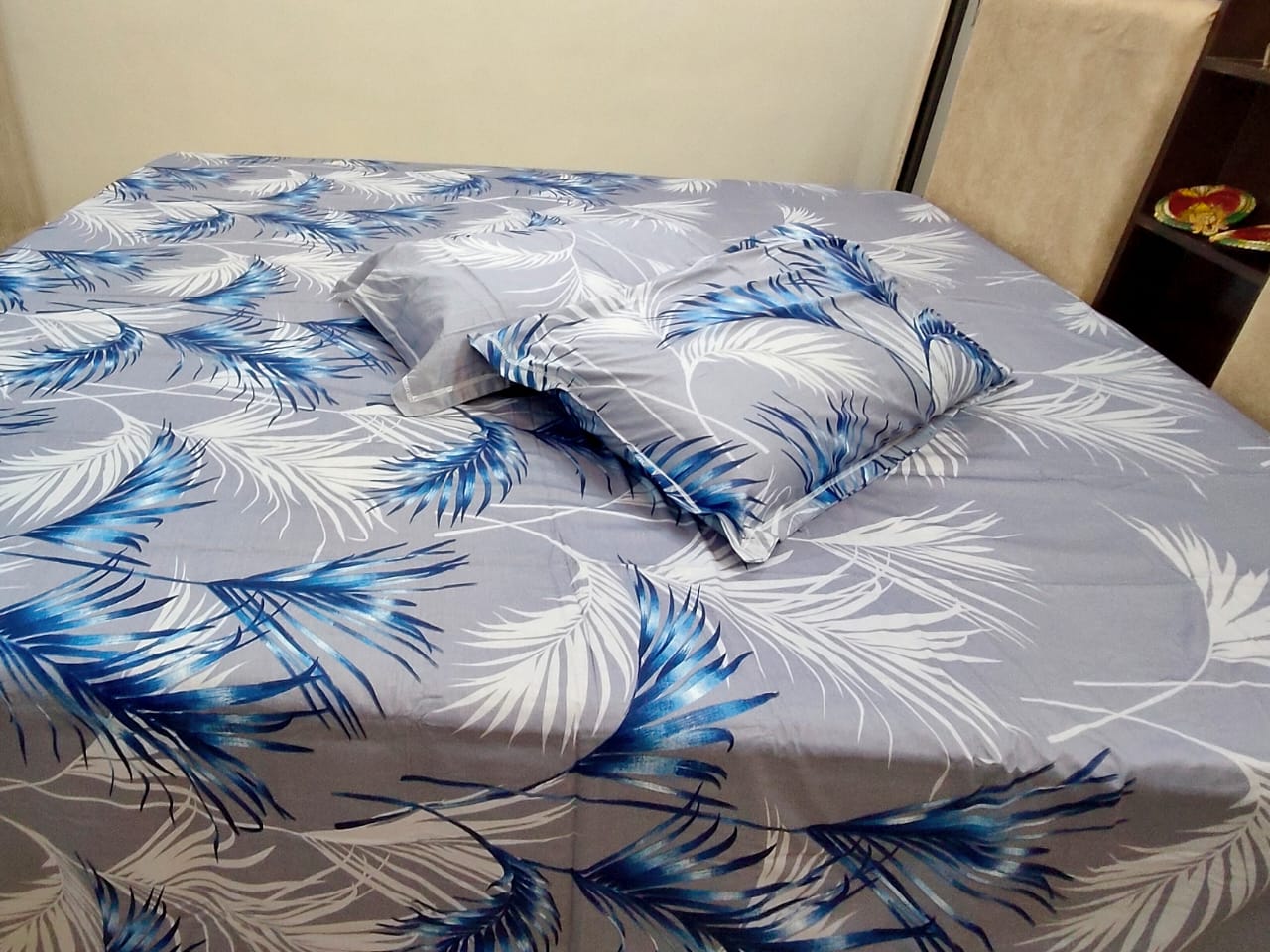 PRINTED BEDSHEET VIOLET