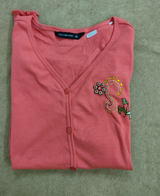 FULL SLEEVED T- SHIRT(MAUVE S)