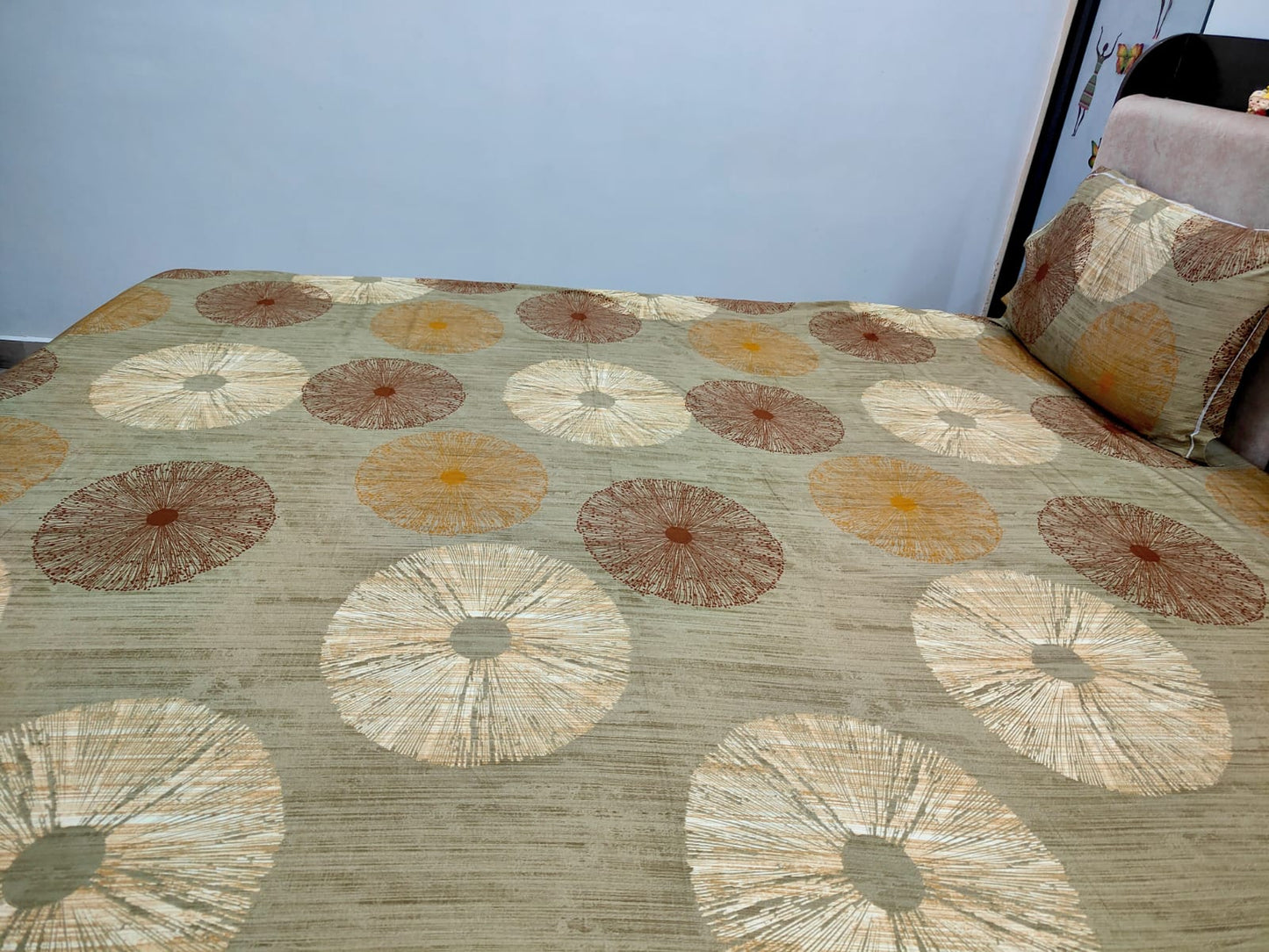 PRINTED BEDSHEET GREEN