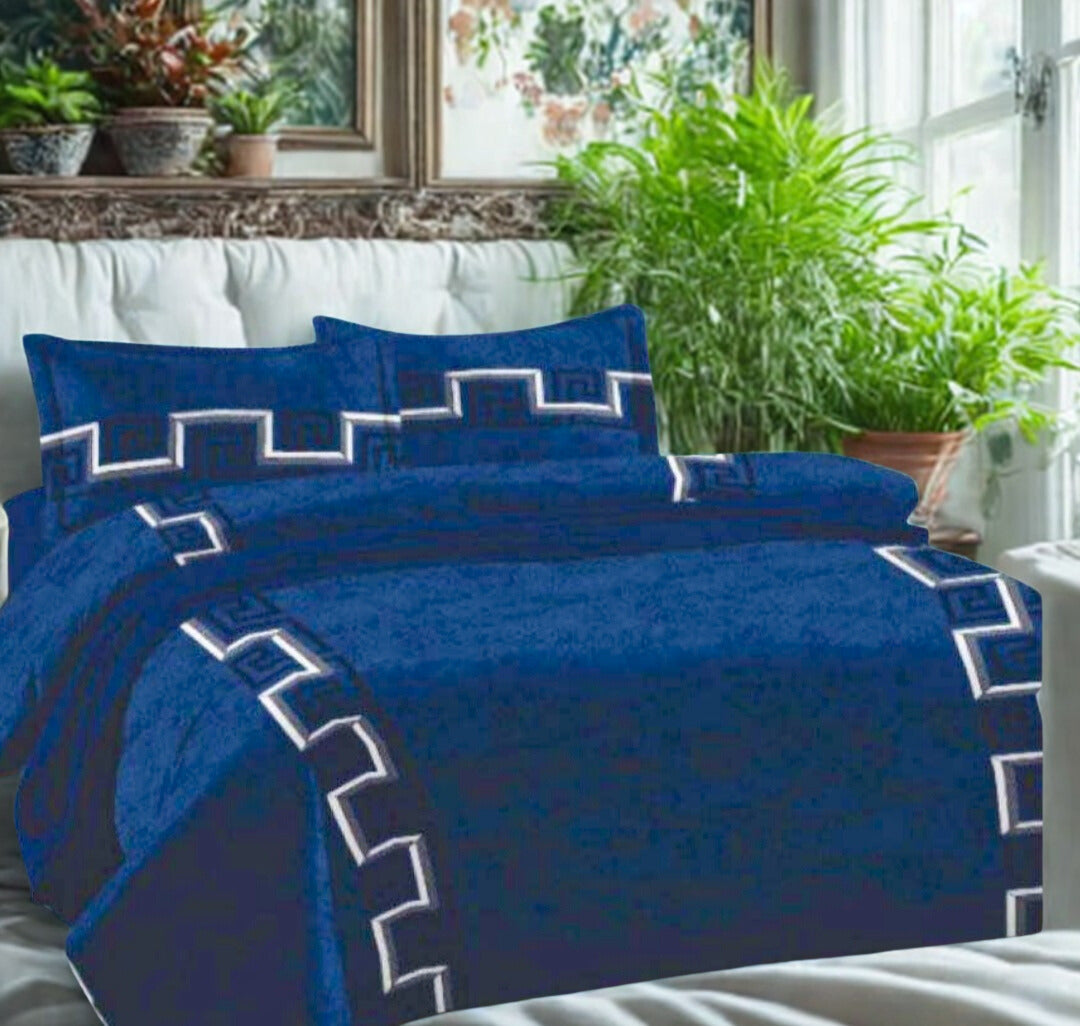 PRINTED BEDSHEET BLUE