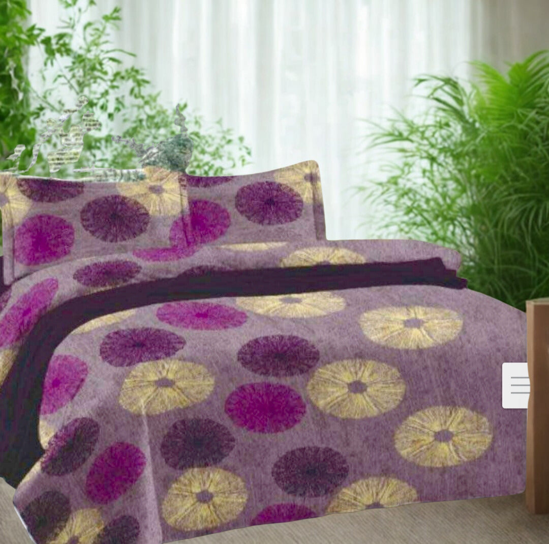 PRINTED BEDSHEET VIOLET