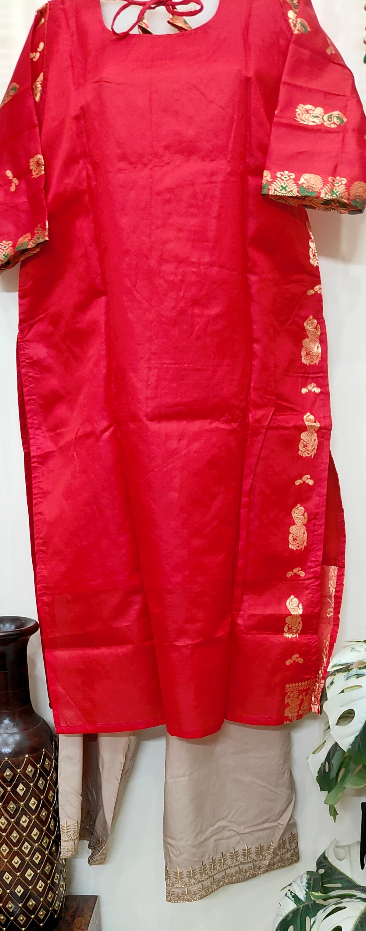 BANARASI STITCHED KURTI-5