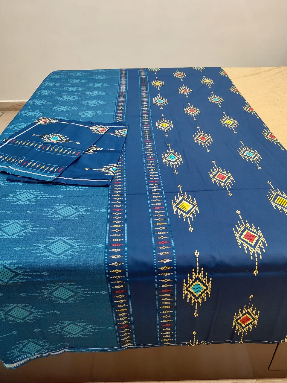 PRINTED BEDSHEET BLUE