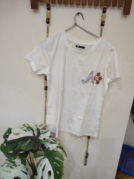 SHORT SLEEVED T- SHIRT WHITE A