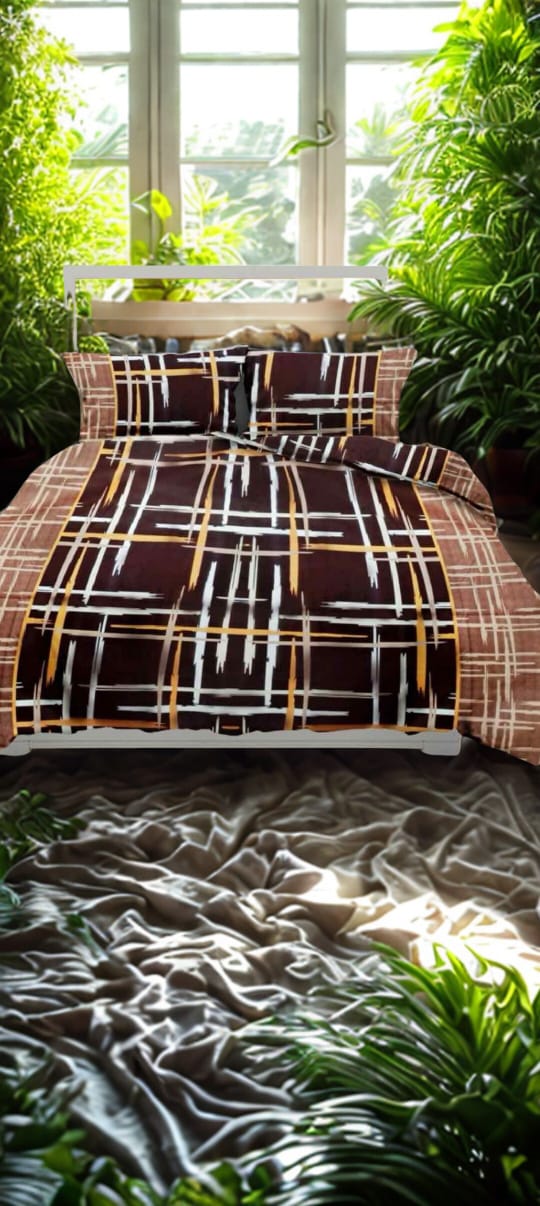 PRINTED BEDSHEET BROWN