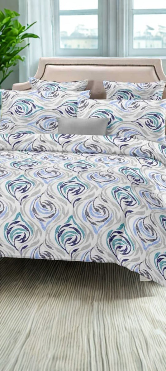 PRINTED BEDSHEET WHITE