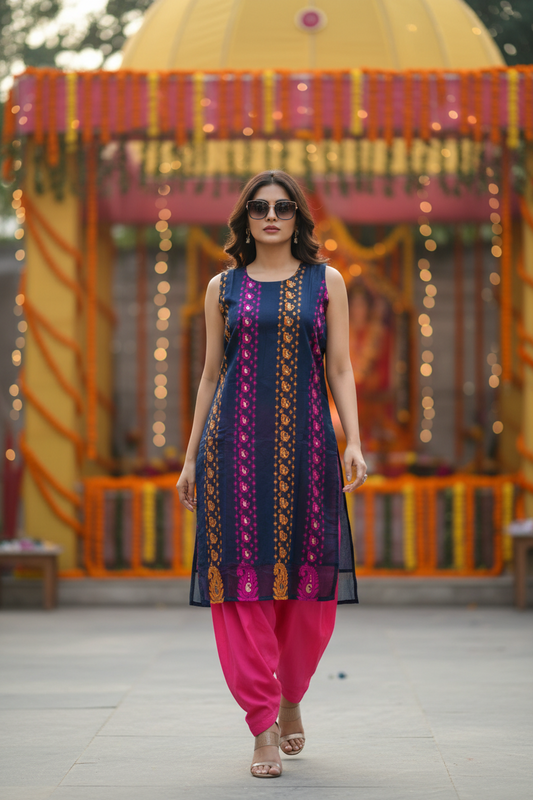 BANARASI STITCHED KURTIES