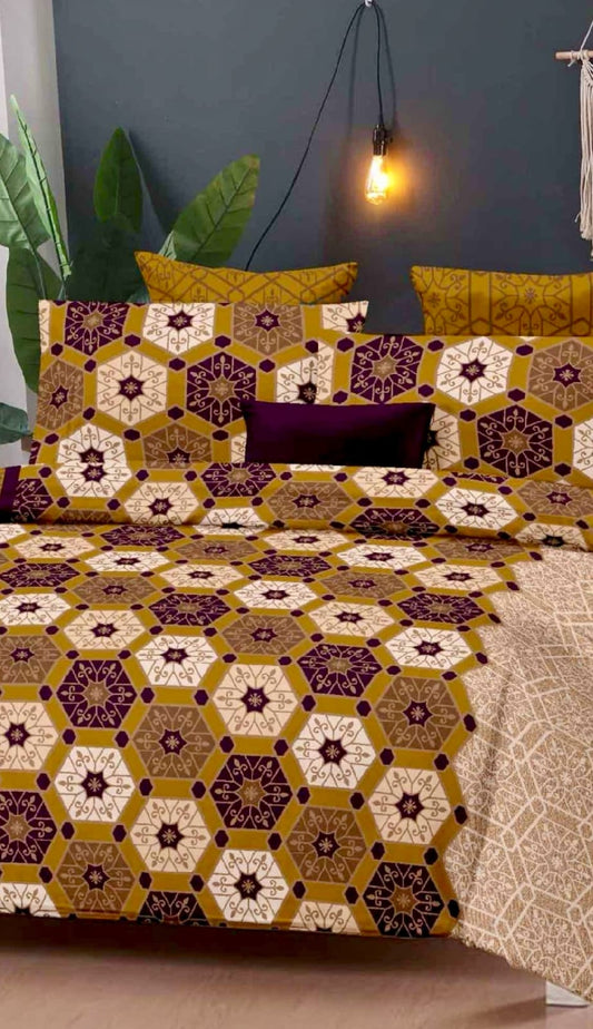 PRINTED  BEDSHEET BROWN