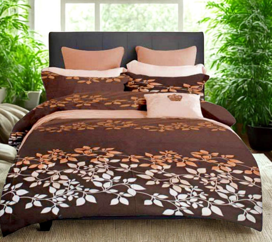 PRINTED BEDSHEET  BROWN