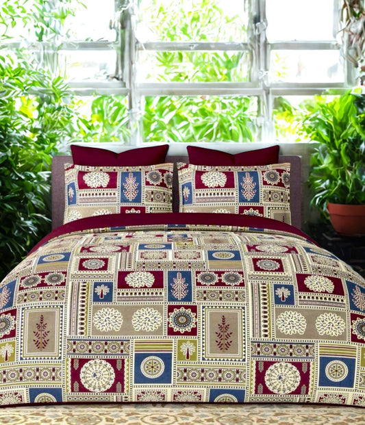 PRINTED BEDSHEET  MULTICOLOUR