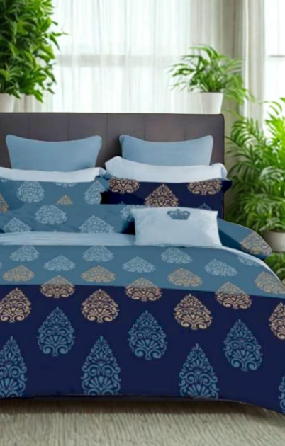 PRINTED BEDSHEET BLUE
