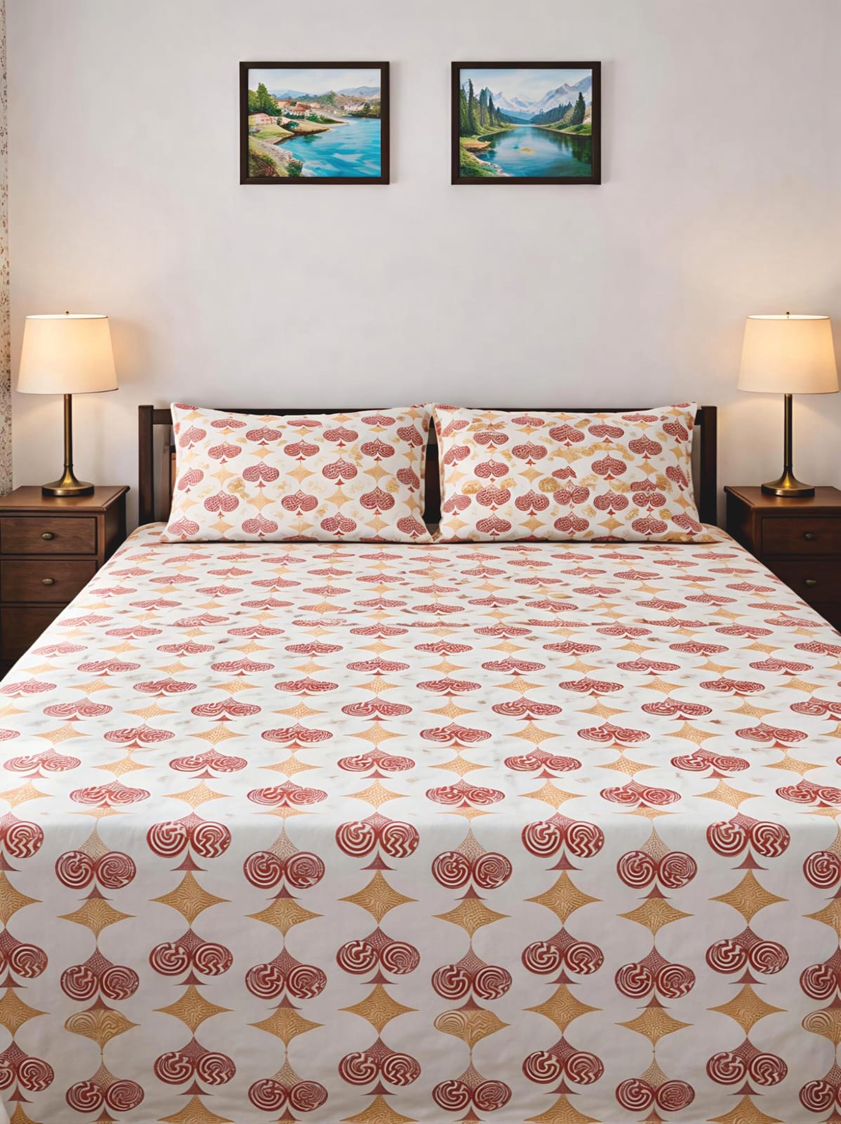 SUPER KING BEDSHEET SET 1