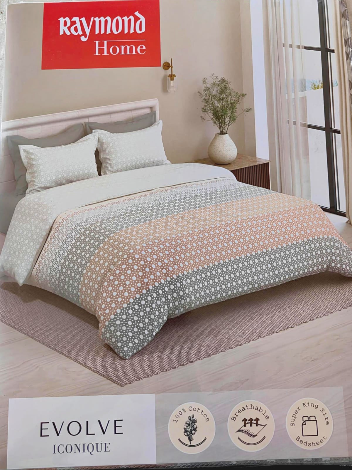 SUPER KING BEDSHEET SET 4