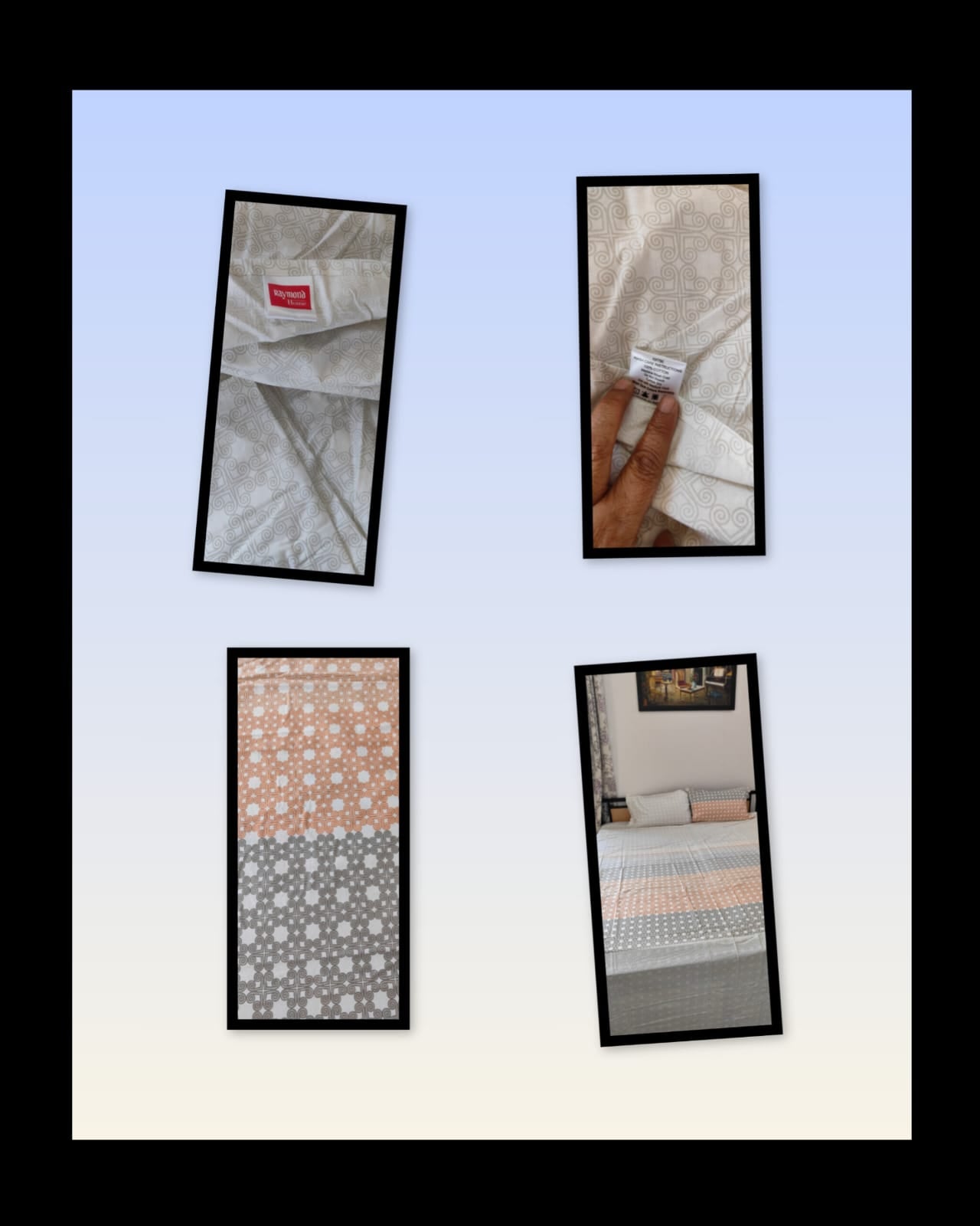 SUPER KING BEDSHEET SET 4