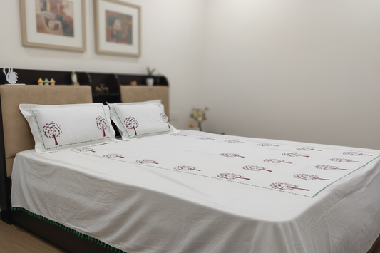 BED-COVER OFF WHITE