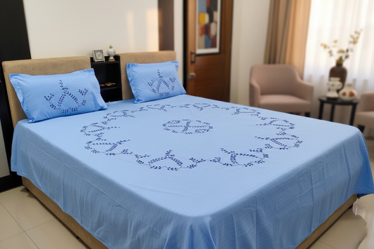 BED-COVER BLUE