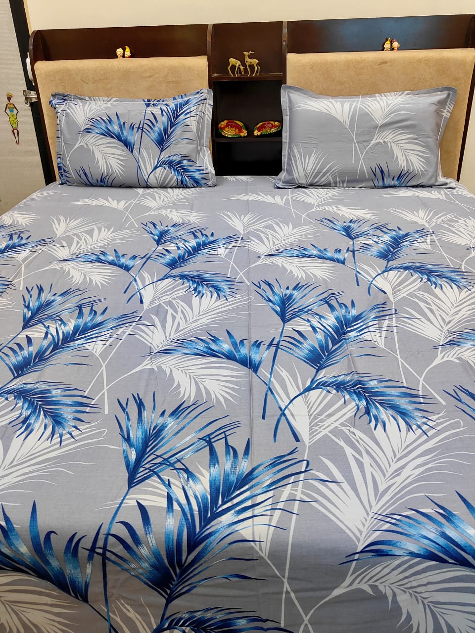 PRINTED BEDSHEET  VIOLET