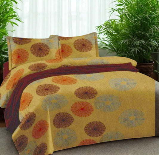 PRINTED BEDSHEET YELLOW
