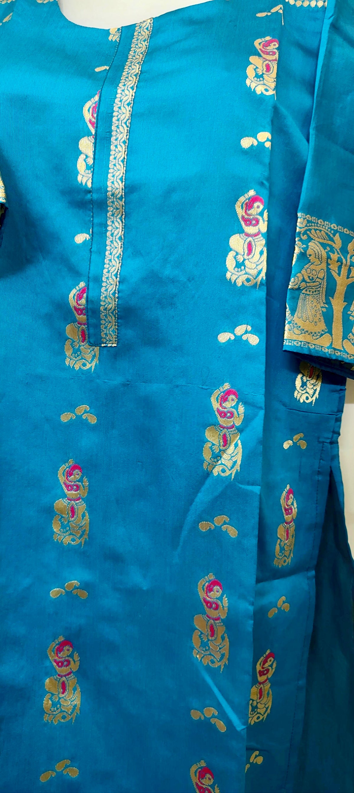 BANARASI STITCHED KURTI-6