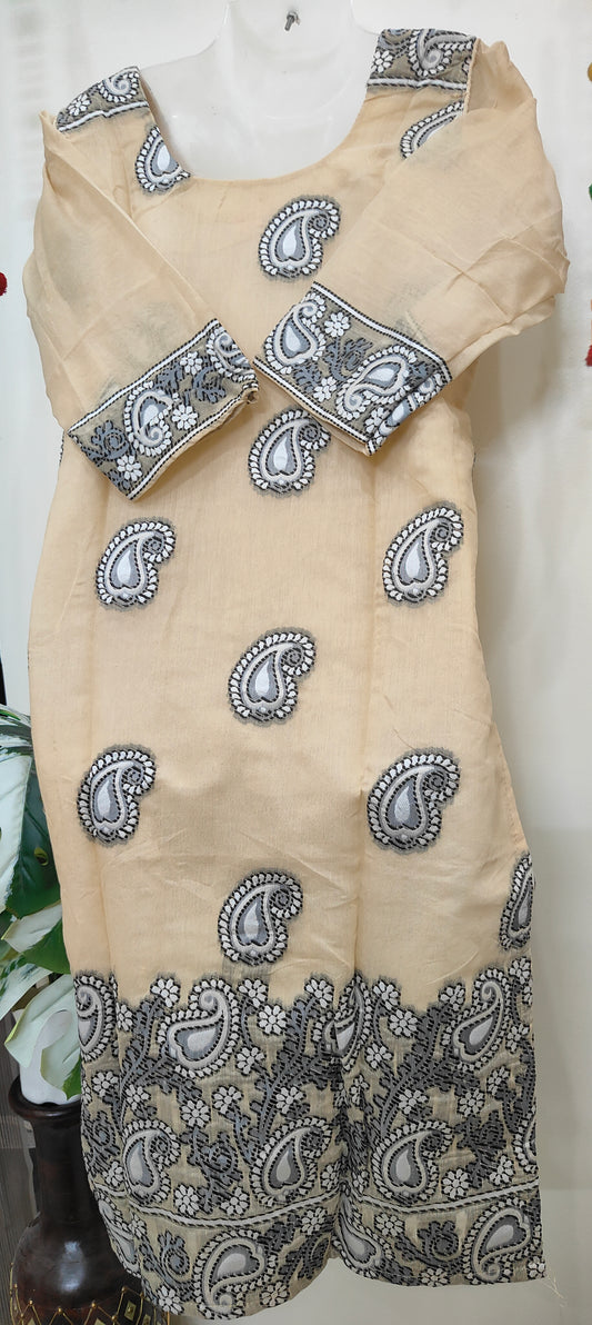 BANARASI STITCHED KURTI-7