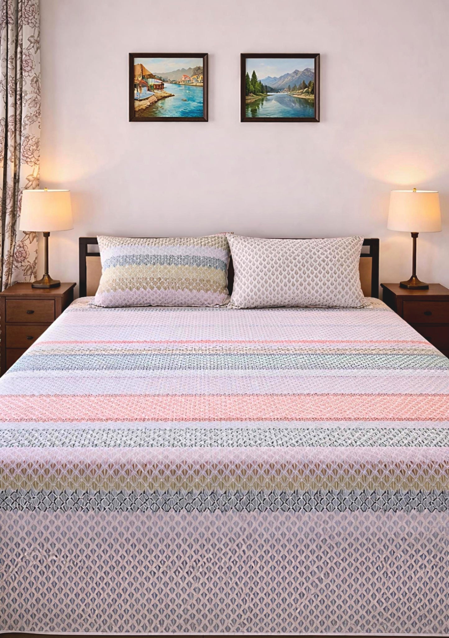 SUPER KING BEDSHEET SET 6