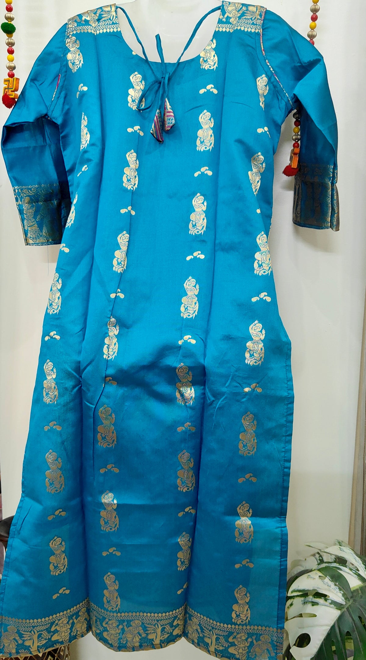 BANARASI STITCHED KURTI-6