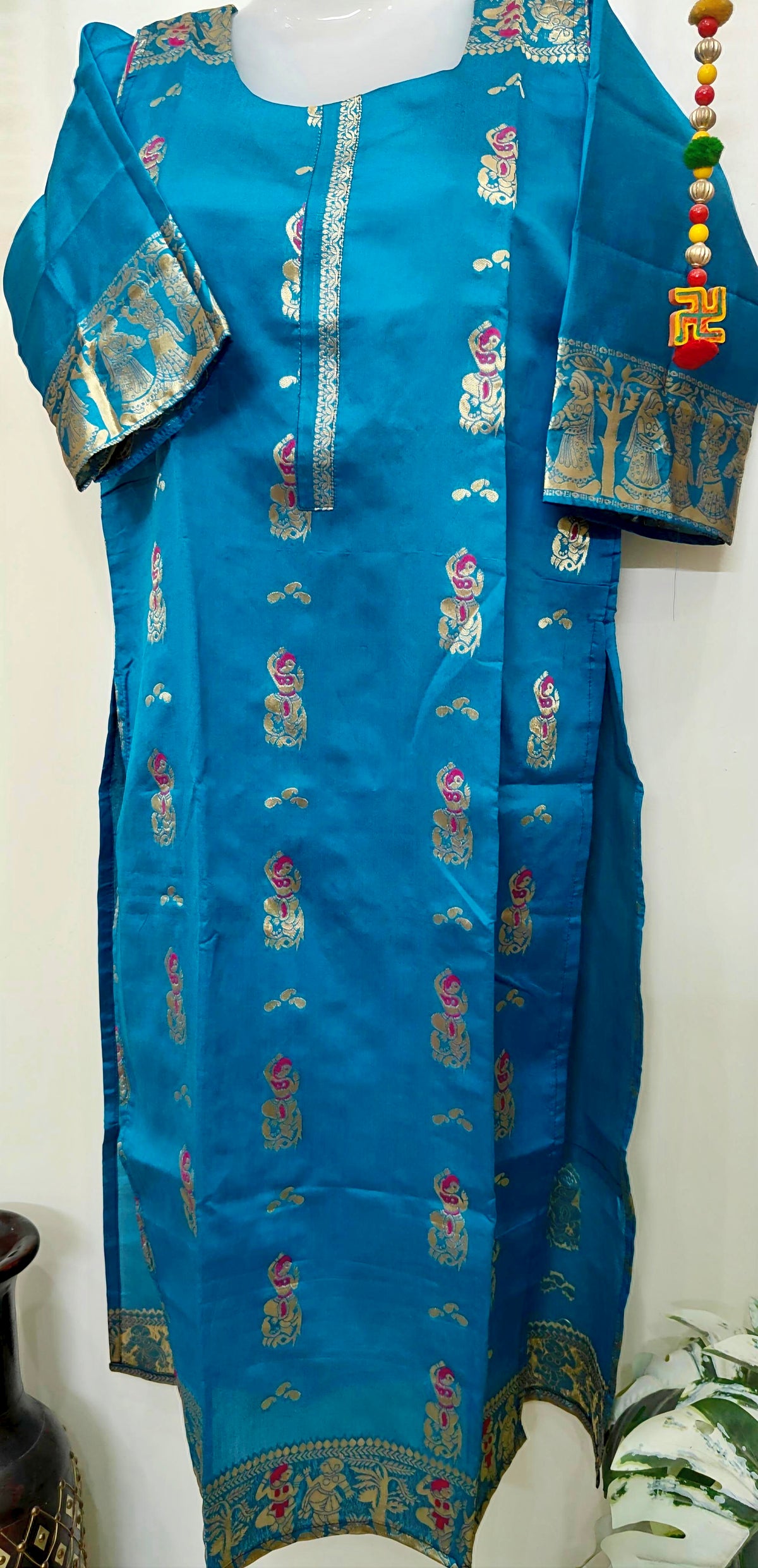 BANARASI STITCHED KURTI-6