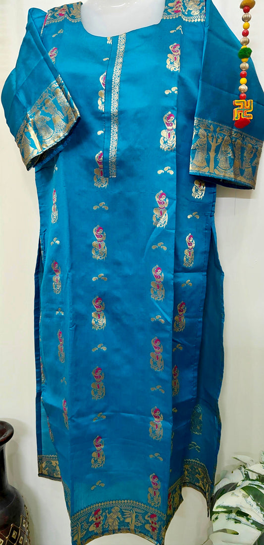 BANARASI STITCHED KURTI-6