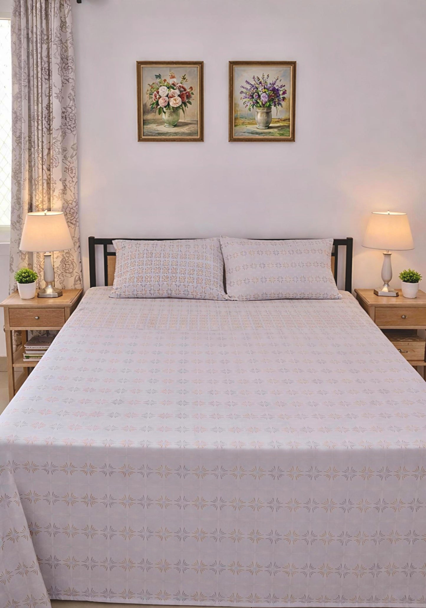 SUPER KING BEDSHEET SET 12