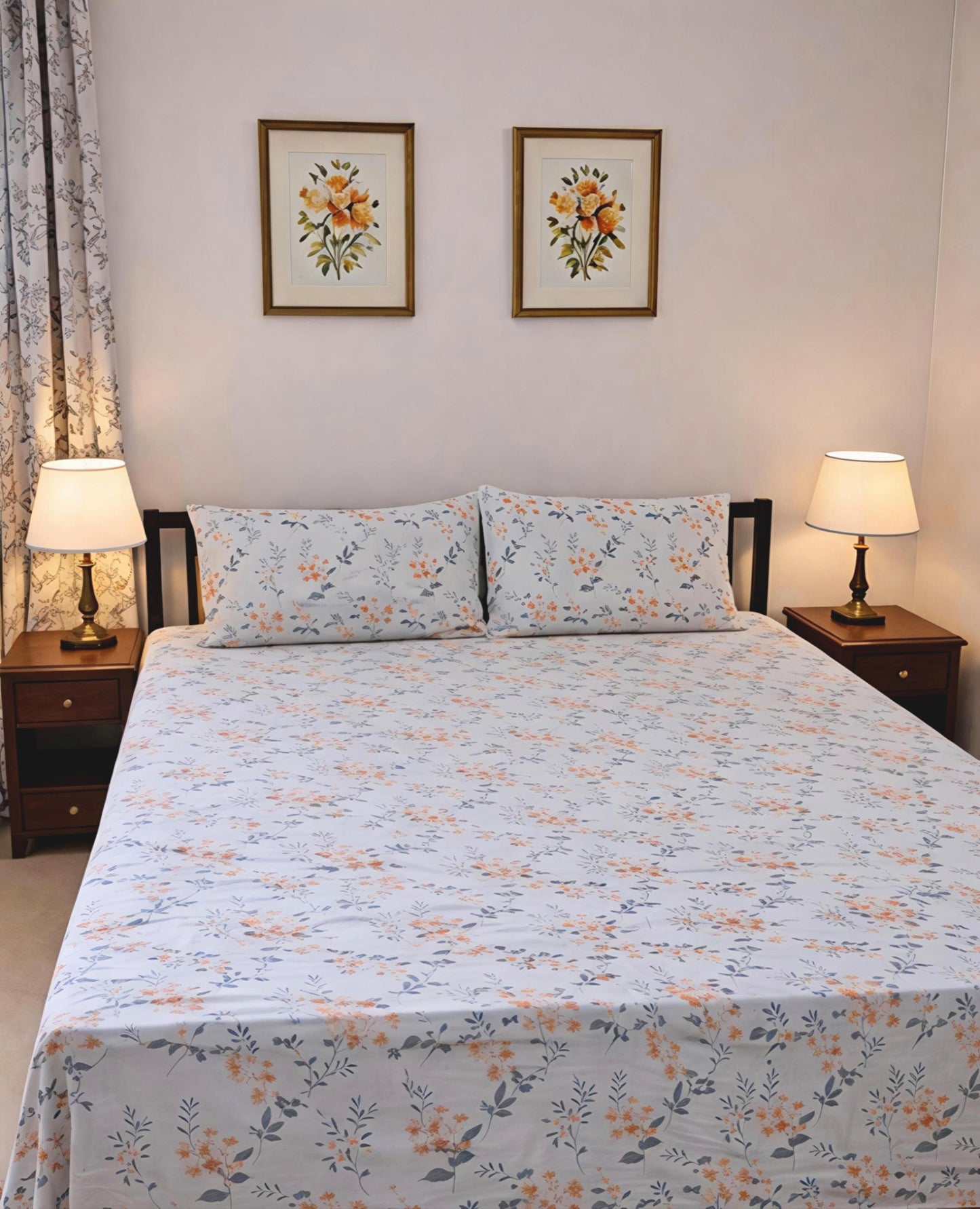 SUPER KING BEDSHEET SET 10