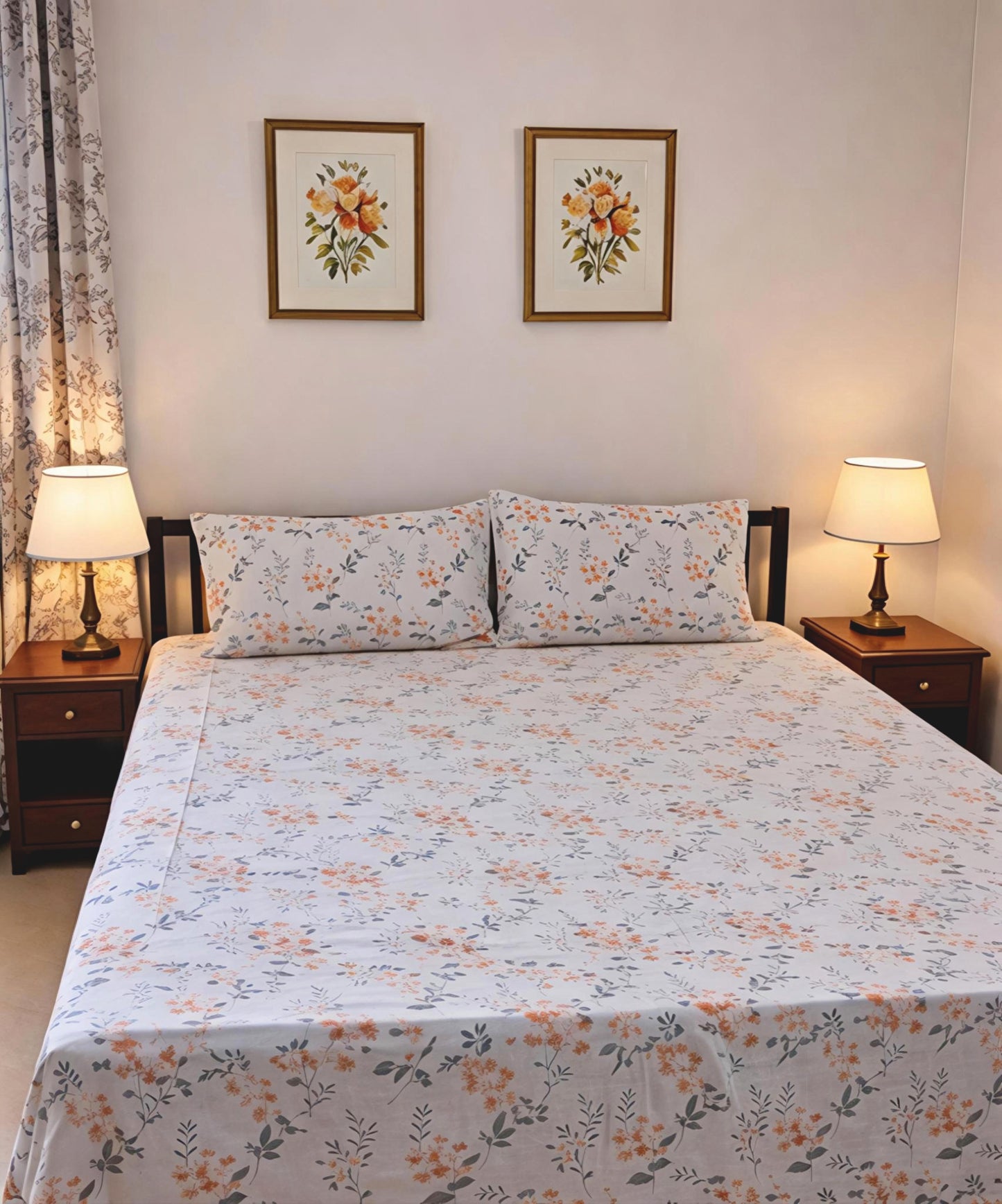 SUPER KING BEDSHEET SET 10